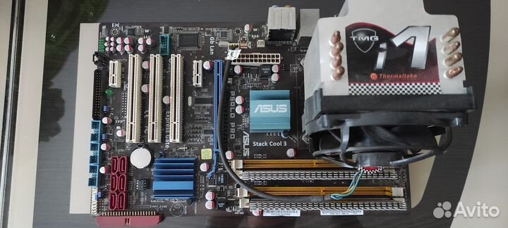 Материнская плата с процессором