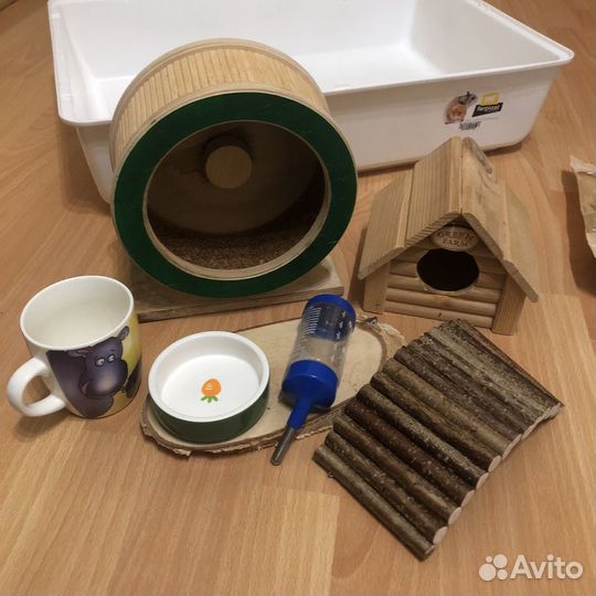 Клетка дюна для хомяка с наполнением