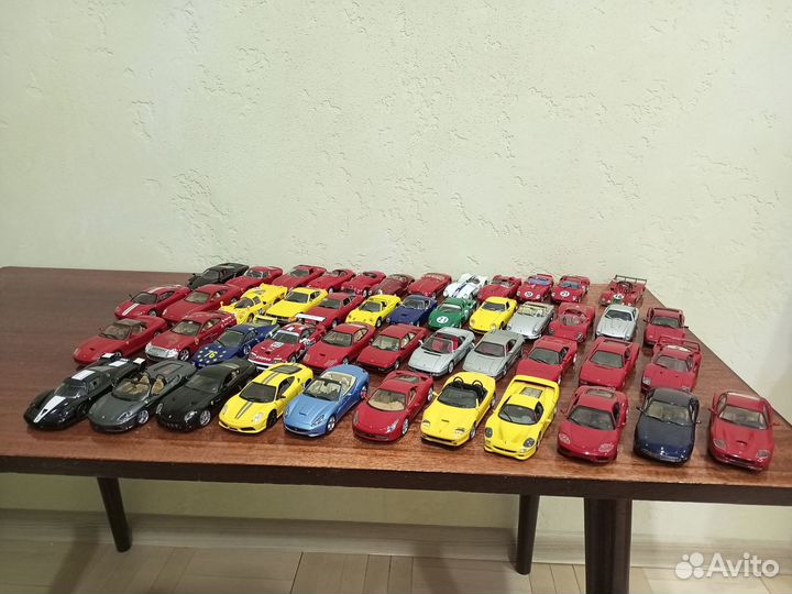 Модели Ferrari из журнальной серии Ge Fabbri