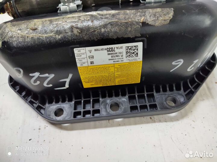 Opel astra j Подушка безопасности пассажира