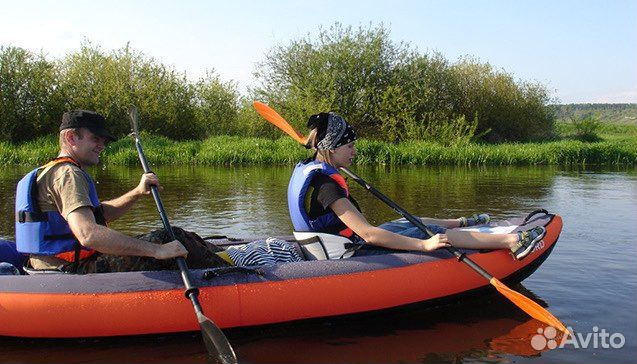Новая байдарка 3-местная Каяк надувной