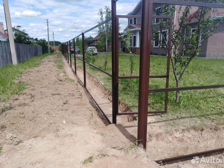 Установка заборов