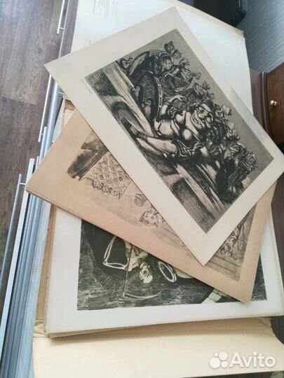 Альбом репродукций Ладо Гудиашвили 50 рисунков