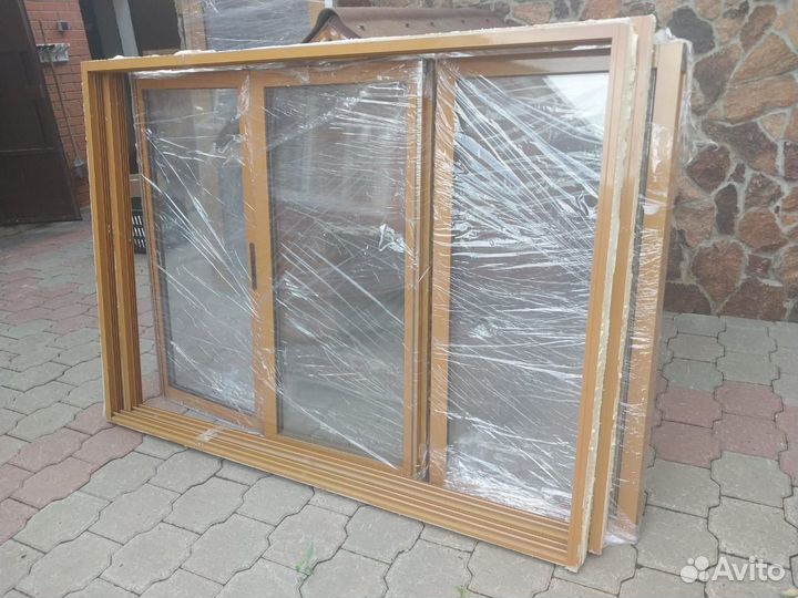 Алюминиевые окна и двери бу