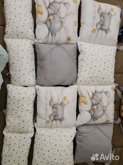 Бортики в детскую кроватку новые