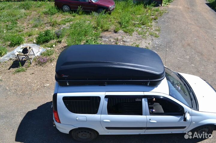 Автобокс на крышу Ветлан 1100 л на Hyundai Coupe