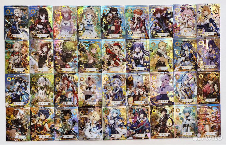 Карточки коллекционные Геншин Импакт