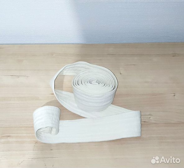 Белый Пояс для карате 227 см
