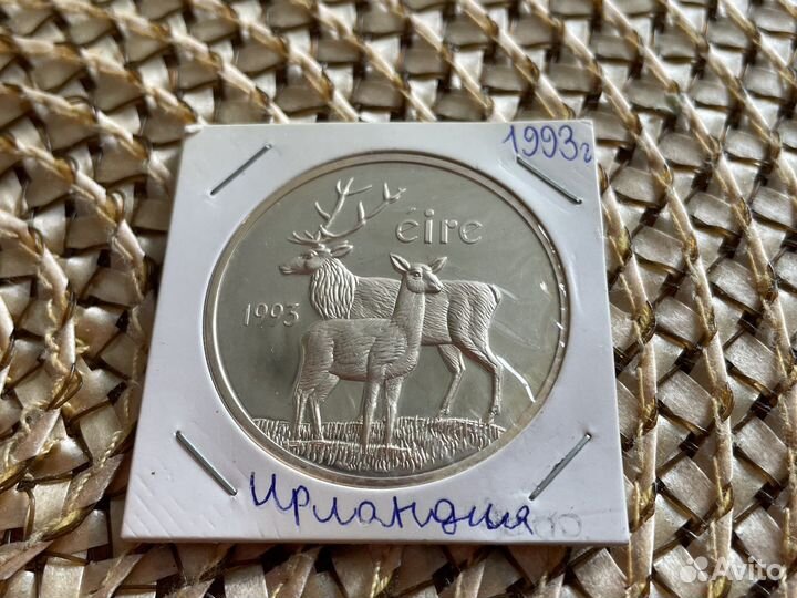 Монета Ирландия 1993 года