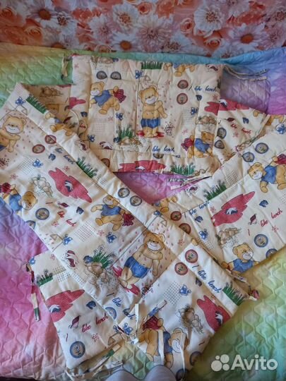 Новый бортик в детскую кроватку