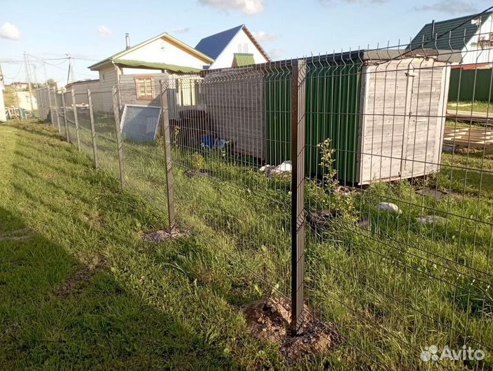 Забор из 3д сетки под ключ