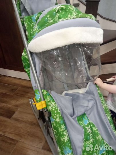 Коляска санки