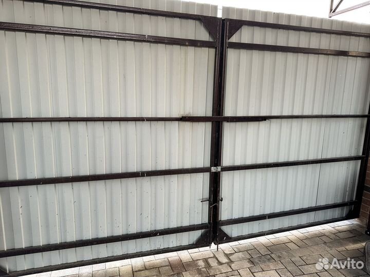 Ворота и калитка бу металлопрофиль