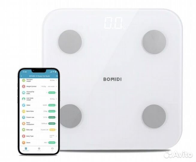 Умные напольные весы Xiaomi Bomidi S1