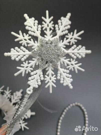 Волшебная палочка снежинка