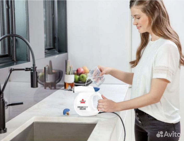 Пароочиститель (Bissell 16Q1-J Steam Shot) (белый)