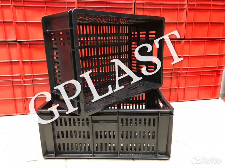 Ящик Перфорированный Европак 600х400х250мм