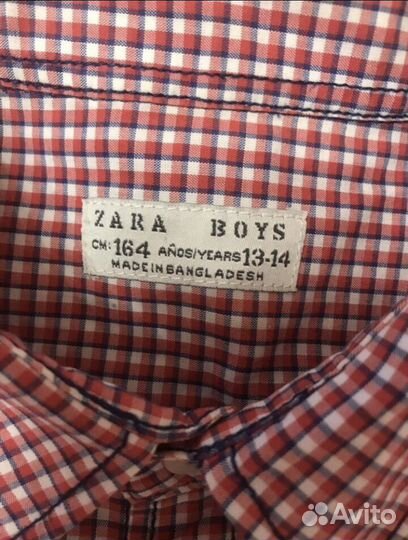 Рубашки Zara на мальчика 164