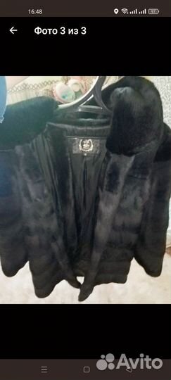 Шуба женская искуственная под норку