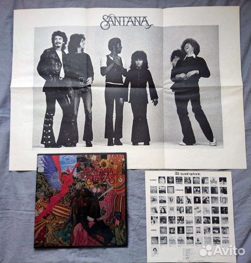 Пластинки Santana (10LP, Япония, Англия, EX-NM)