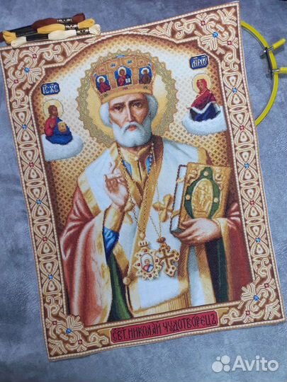 Вышивка крестом икона