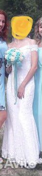 Свадебное платье рыбка