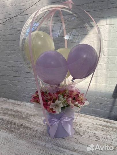 Букеты. Цветы с шаром