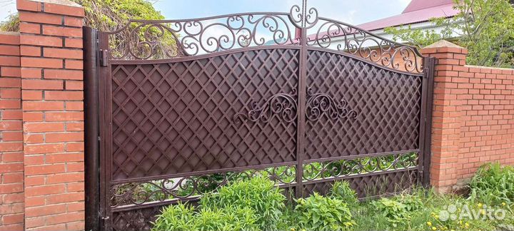 Ворота кованые