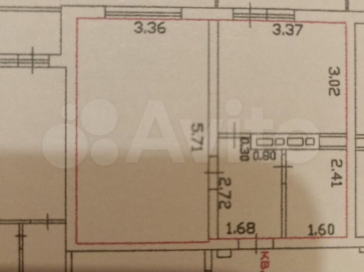 1-к. квартира, 38 м², 6/16 эт.