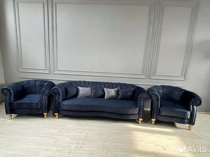 Диван и 2 кресла