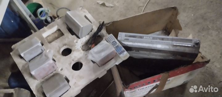 Колонки и двд проигрыватель akai
