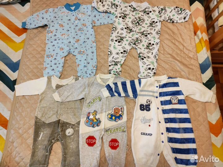 Пакет вещей на мальчика от 0 до 1 года