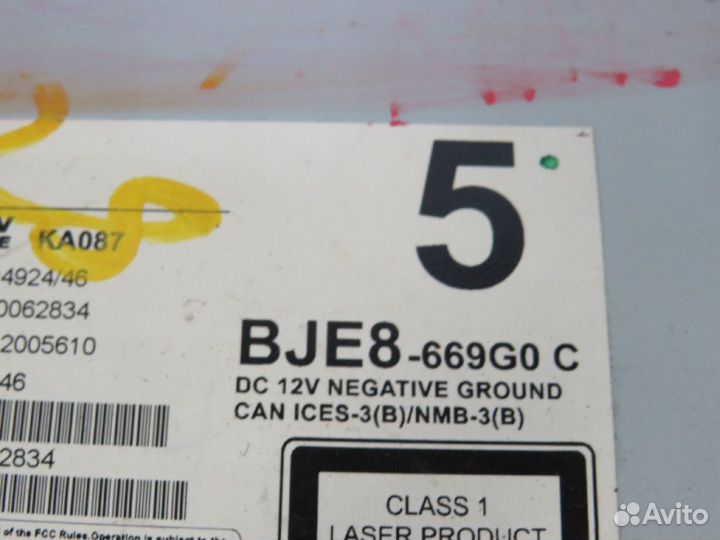 Магнитола mazda mazda3 BM