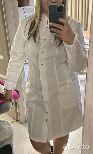 Халат медицинский белый