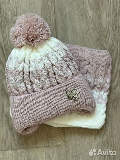 Шапка и снуд для девочки