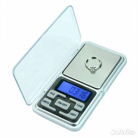 Карманные электронные весы ювелирные до 200 грамм