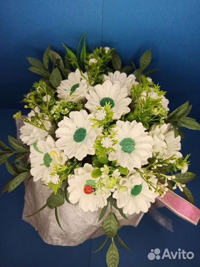 Букет цветов из мыла