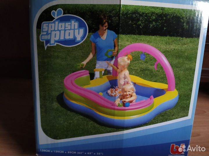 Детский надувной бассейн