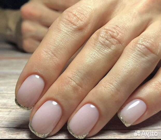 Маникюр, Пудровое покрытие б/лампы, Брови