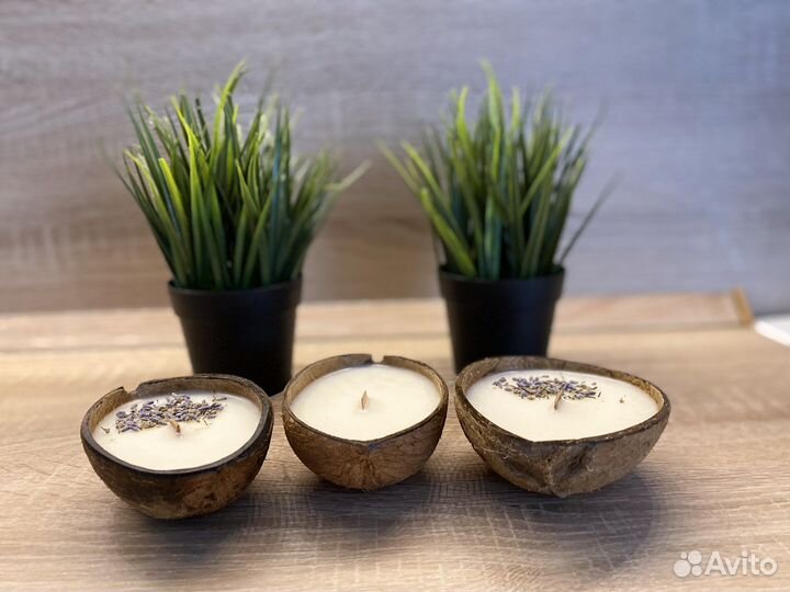 Ароматическая свеча ручной работы