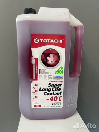 Totachi Super Long Life Coolant Red -40C Антифриз