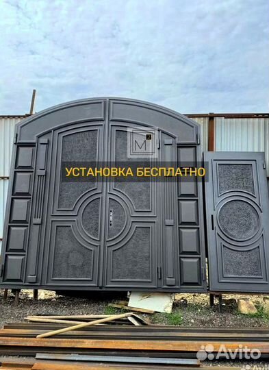 Ворота в классическом дизайне на заказ