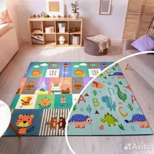 Детский коврик для ползания новый