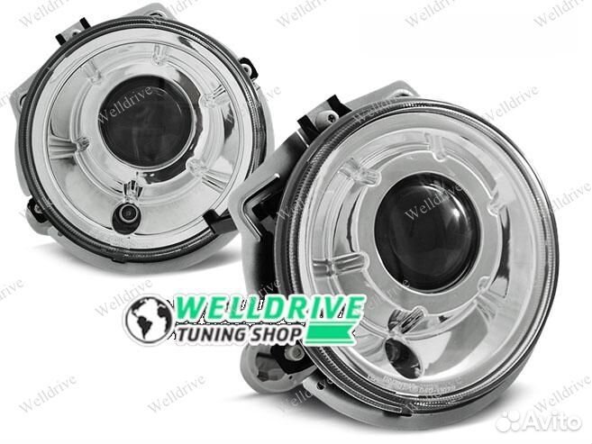 Фары Mercedes W461 W463 92-06 галоген хром