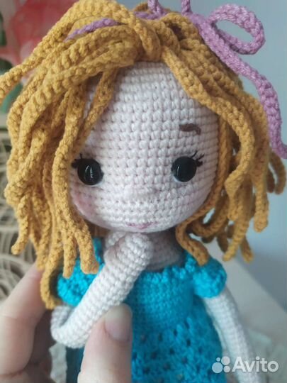 Кукла вязаная ручная работа