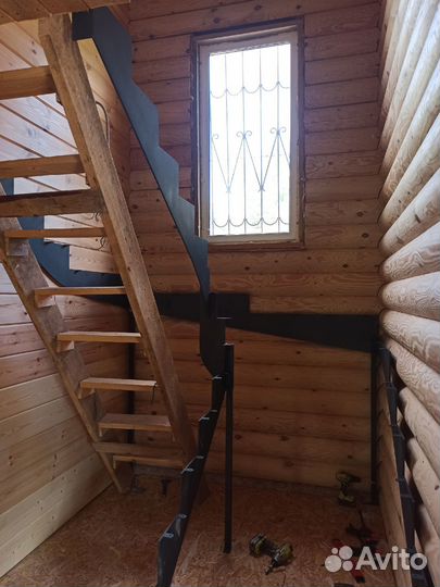 Лестницы металлические, лестницы из дерева