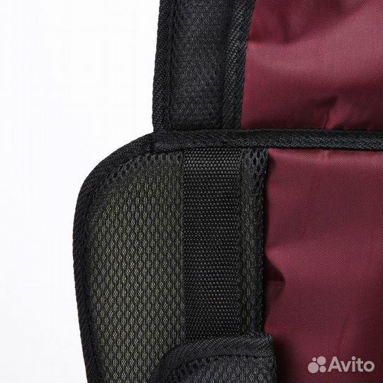 Бескаркасное автокресло, бордо
