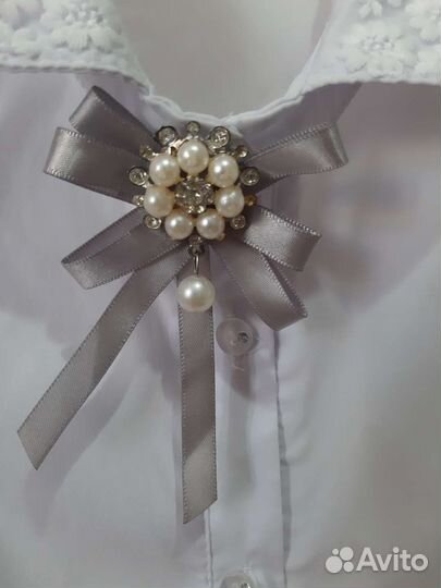 Блузка белая школьная