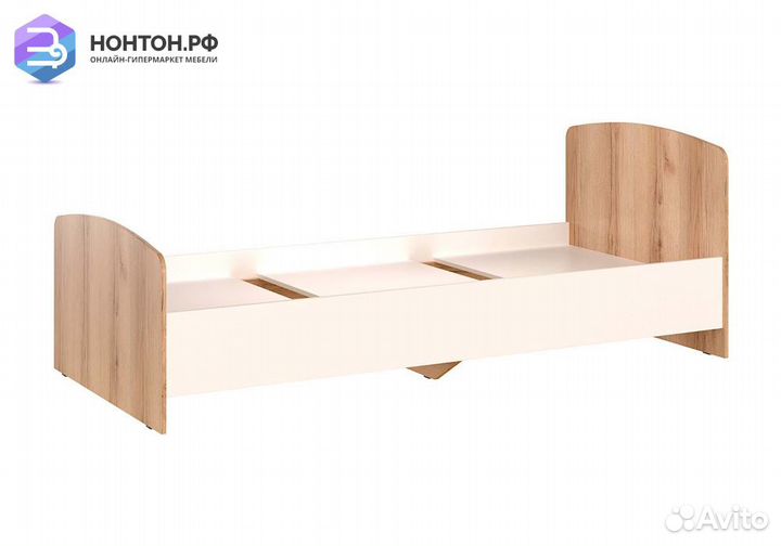 Кровать Рио 1 дуб делано / белый