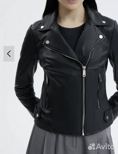 Куртка косуха женская из натуральной кожи